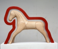 Läderhäst - Galleri Blanch, 1990